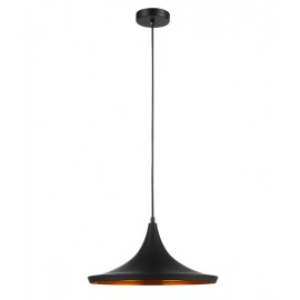 CLA-Caviar: Black Maxican hat / Angled bell / cone shape Pendant Lights